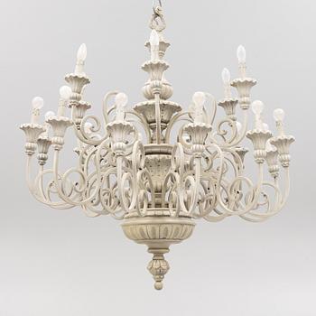 A chandelier, late 20th Century.
