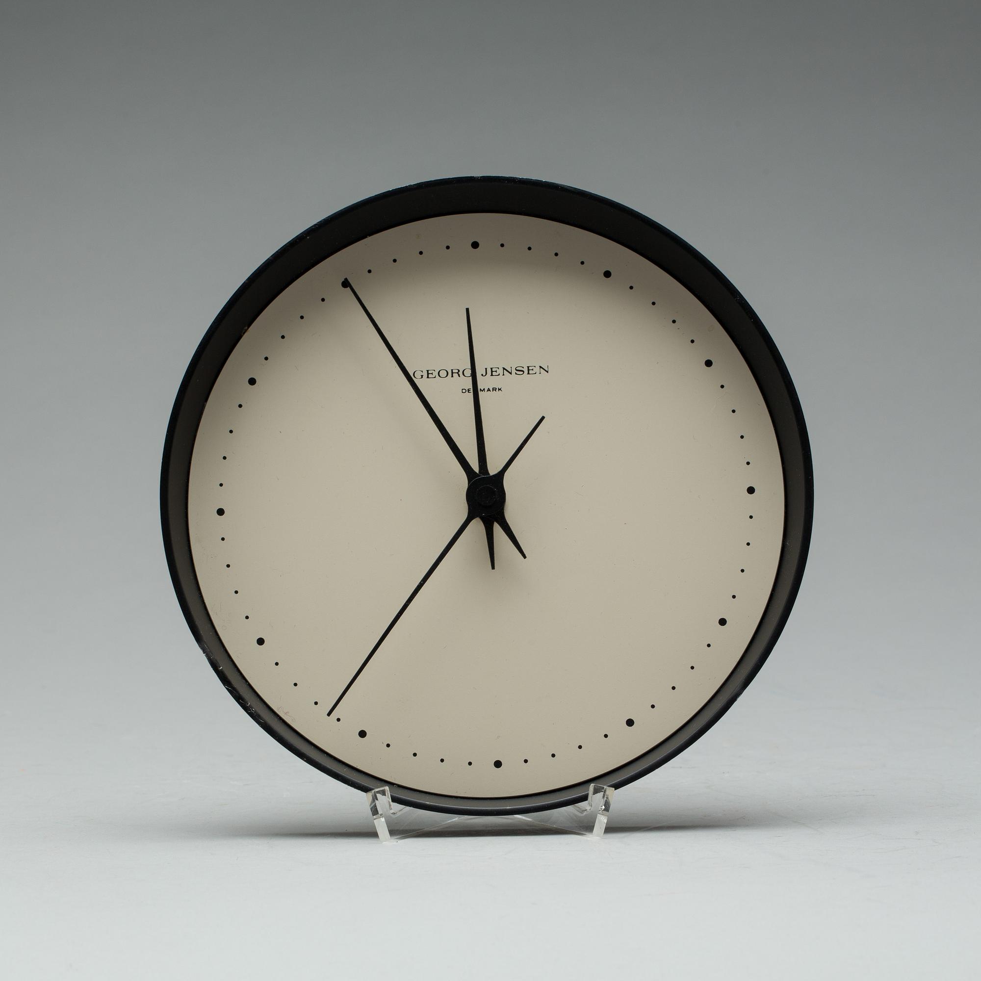 VÄGGKLOCKA, Georg Jensen. 1980-tal.