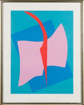 RICHARD MORTENSEN, serigrafi, signerad, numrerad 41/75.