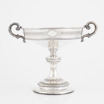 A Swedish silver bowl, mark of Gustaf Möllenborg, Stockholm 1879.