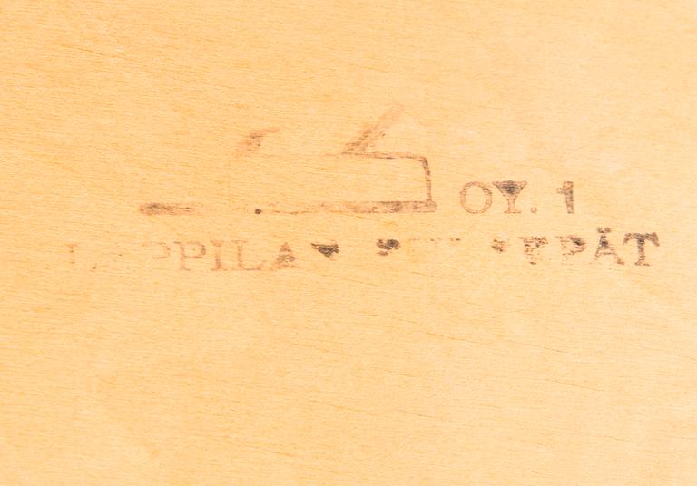 VITRIINI/SENKKI, Lappilan Puusepät 1930-luku.