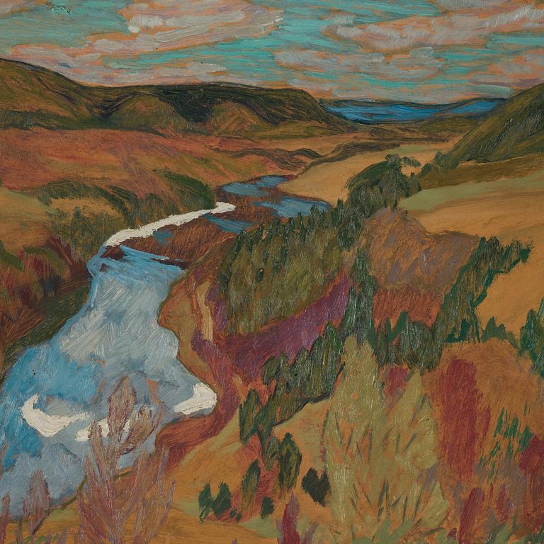 Helmer Osslund, "Vårdag (Ångermanelfven)".