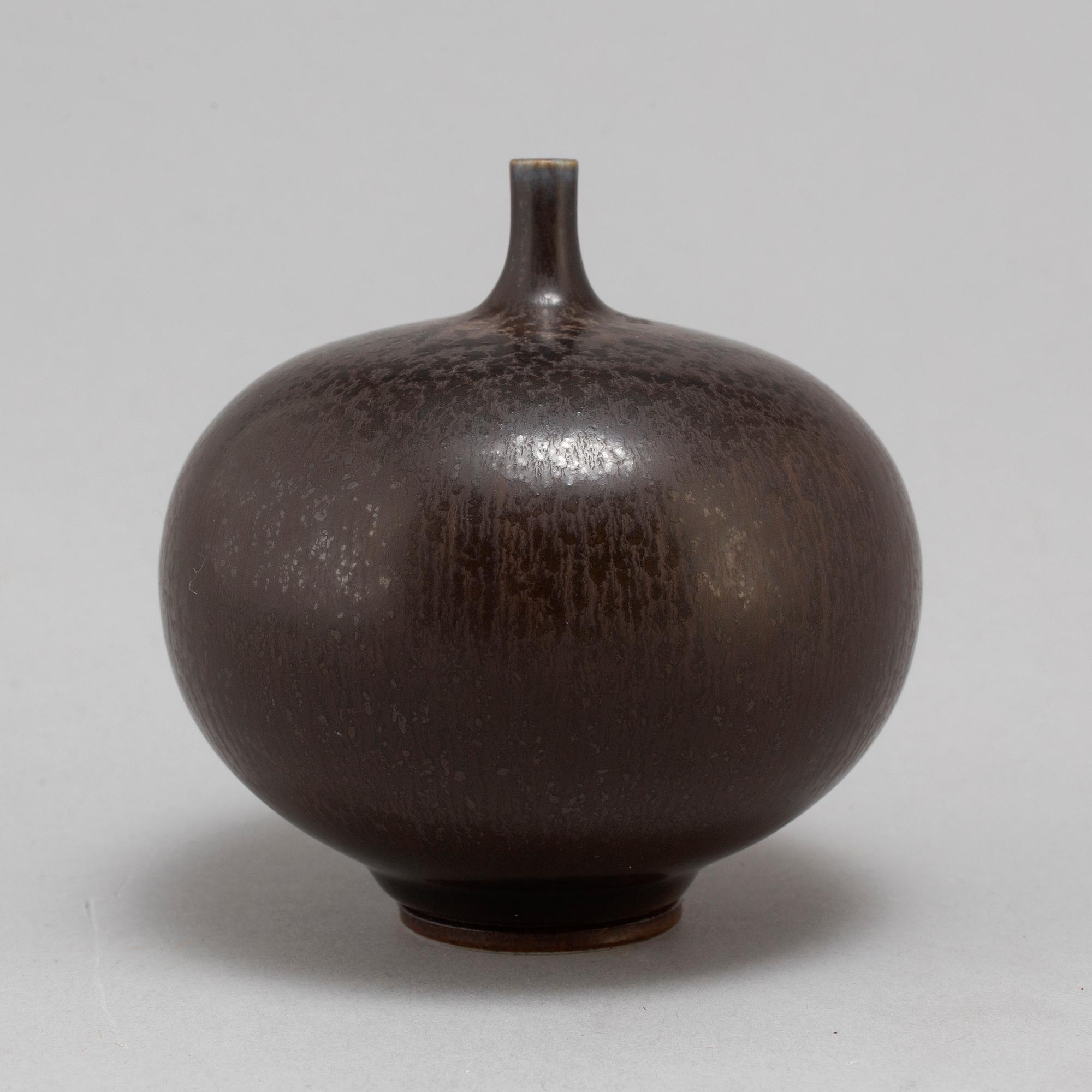 A stoneware vase by Berndt Friberg, from Gustavsberg.