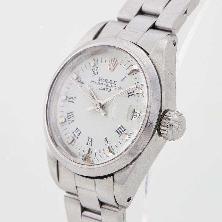 Rolex, Oyster Perpetual, Date, armbandsur, 25 mm.