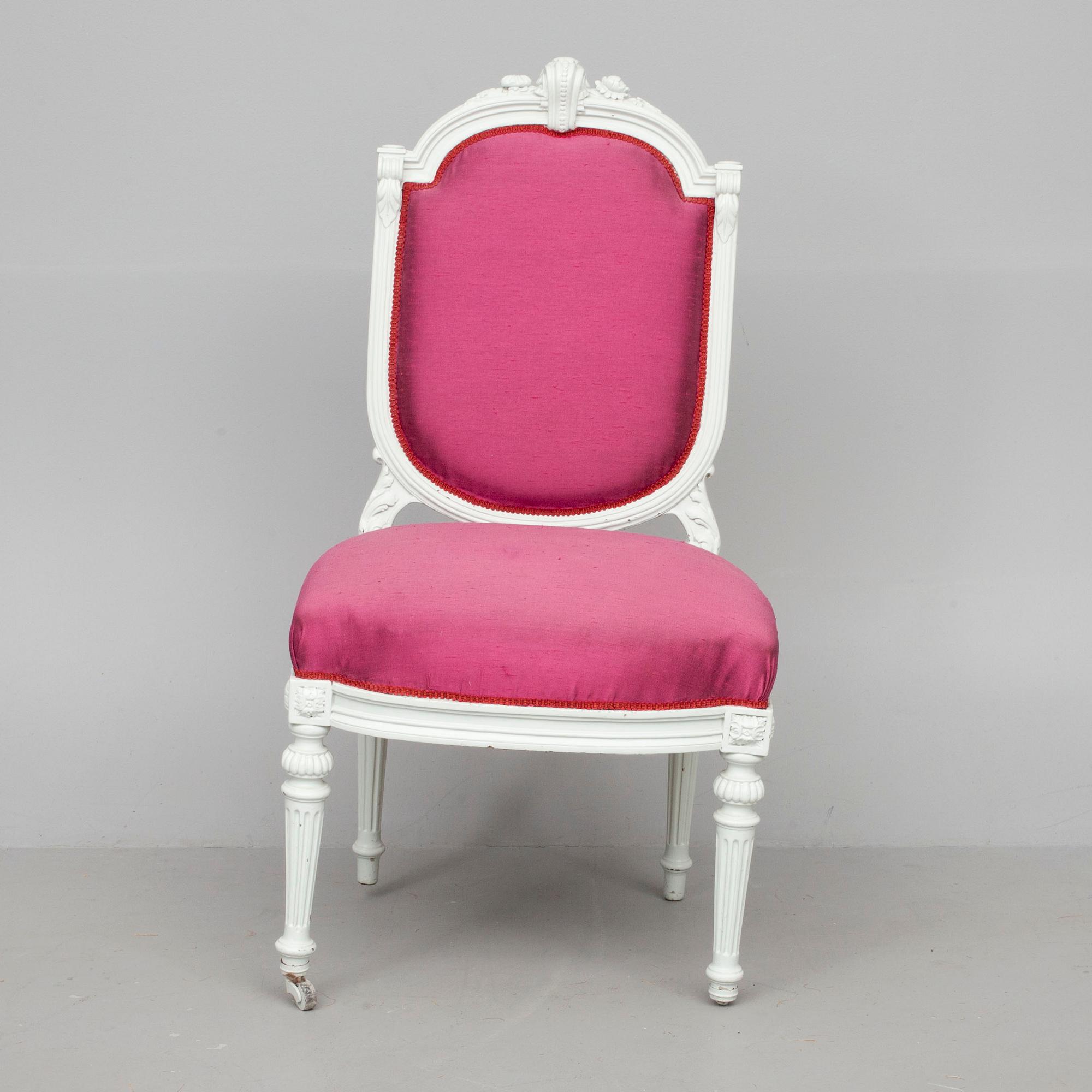 STOLAR, 2 st /STOLAR, ett par, Louis XVI-stil, 1800-talets slut.