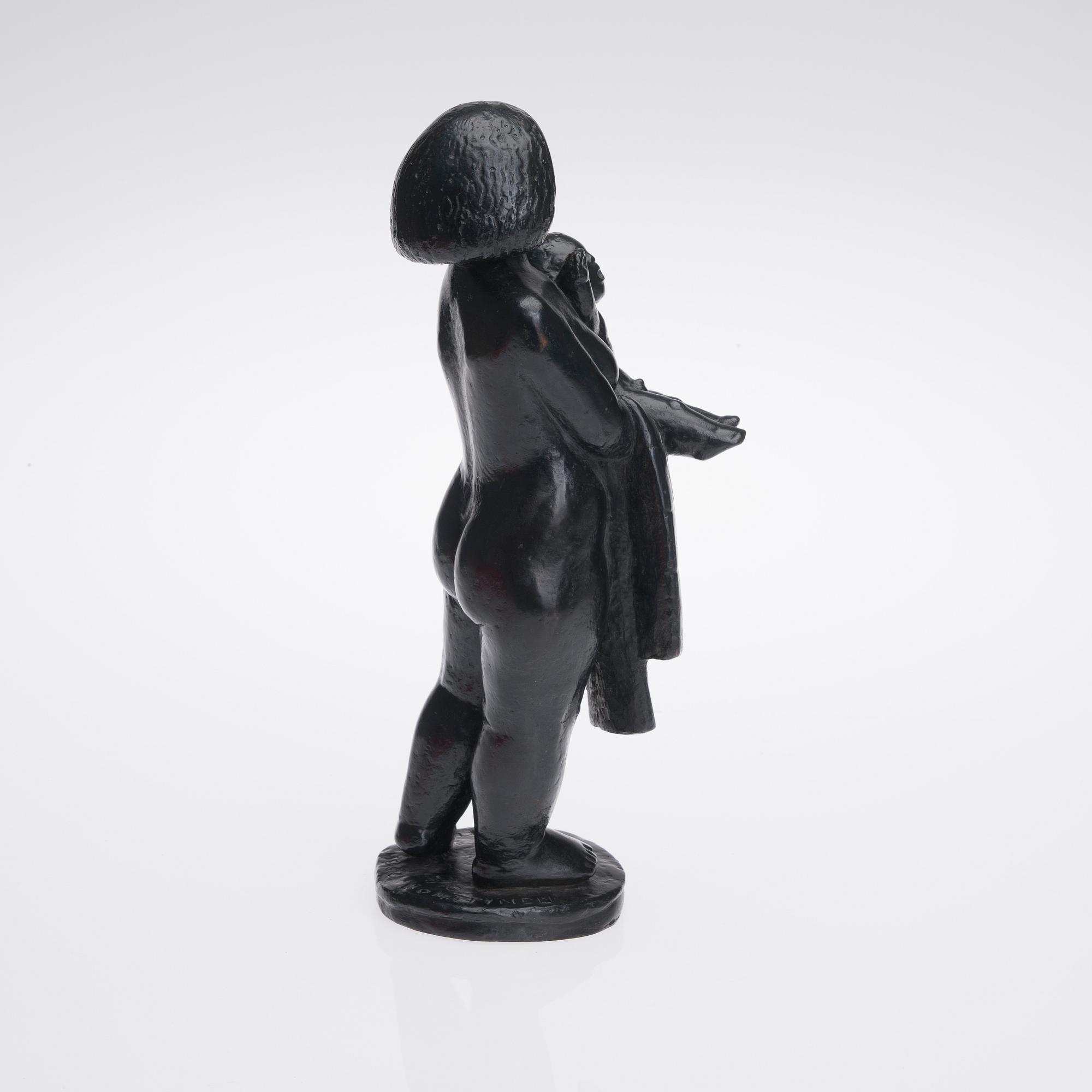 HEIKKI KONTTINEN, skulptur, brons, signerad, daterad 1974 och numrerad 7/10.