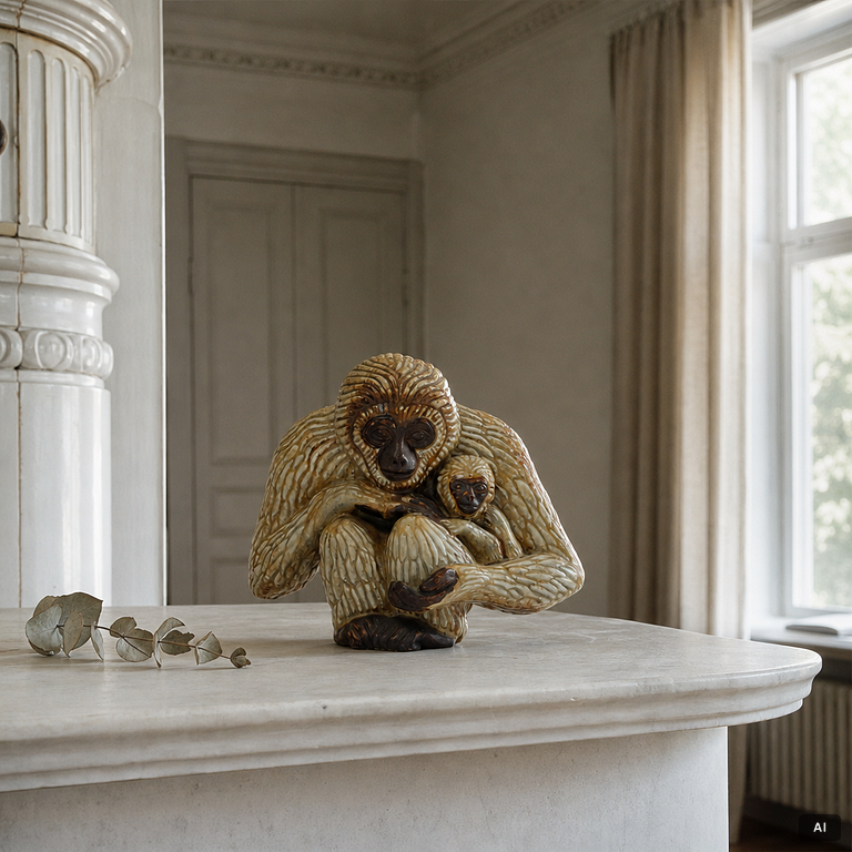 Gunnar Nylund, figurin, Rörstrand.