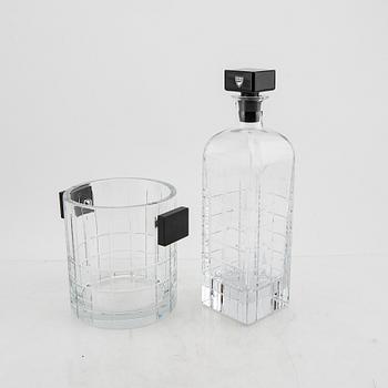 Jan Johansson, a 32 pcs glass service "Street" from Orrefors later part of the 20th century.