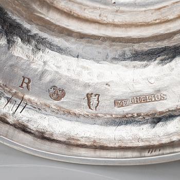Pehr Zethelius, ljusstakar, ett par, silver, Stockholm 1775. Rokoko.