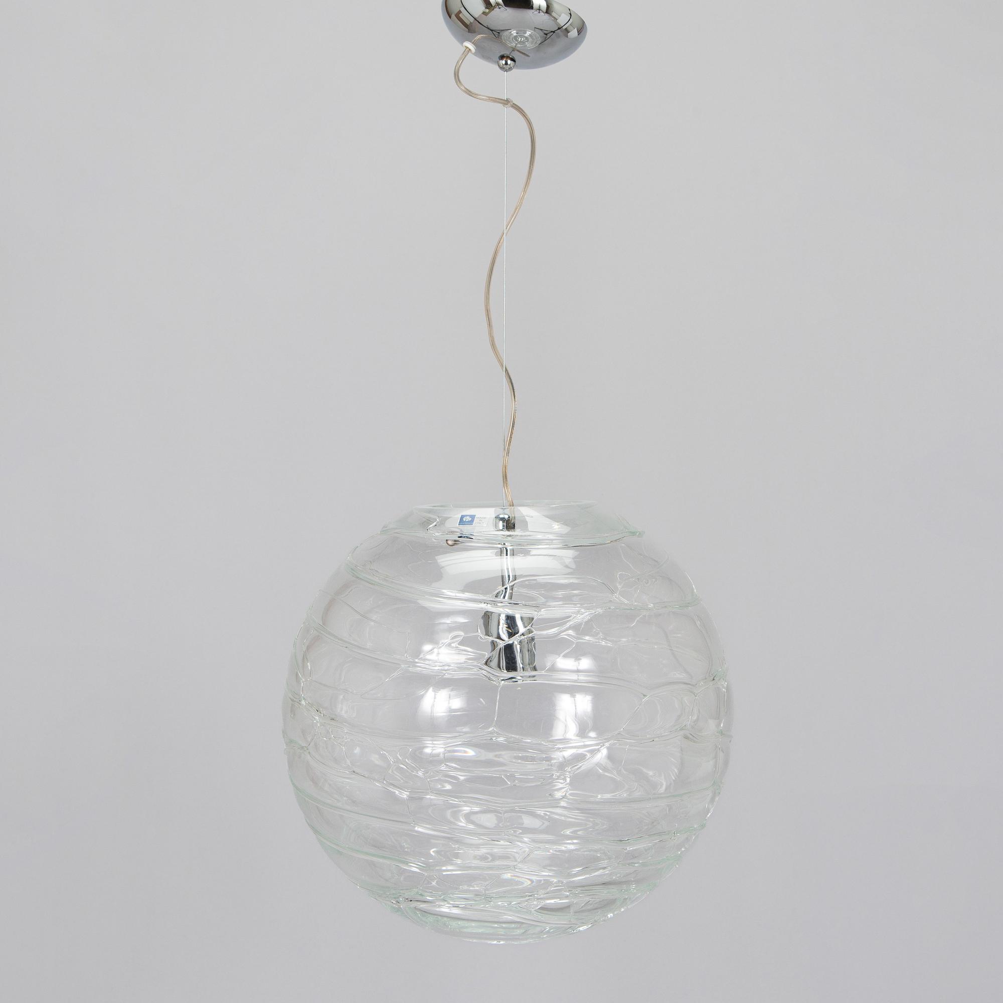 A "Sibilla" pendant light, ALT Luci Alternative, Murano, Italy 2000s.