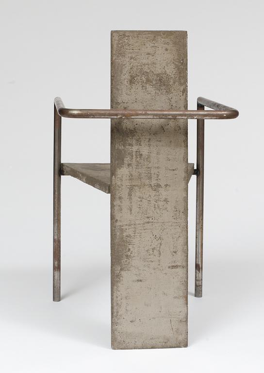 JONAS BOHLIN, karmstol, "Concrete", Källemo, cirka 1981.