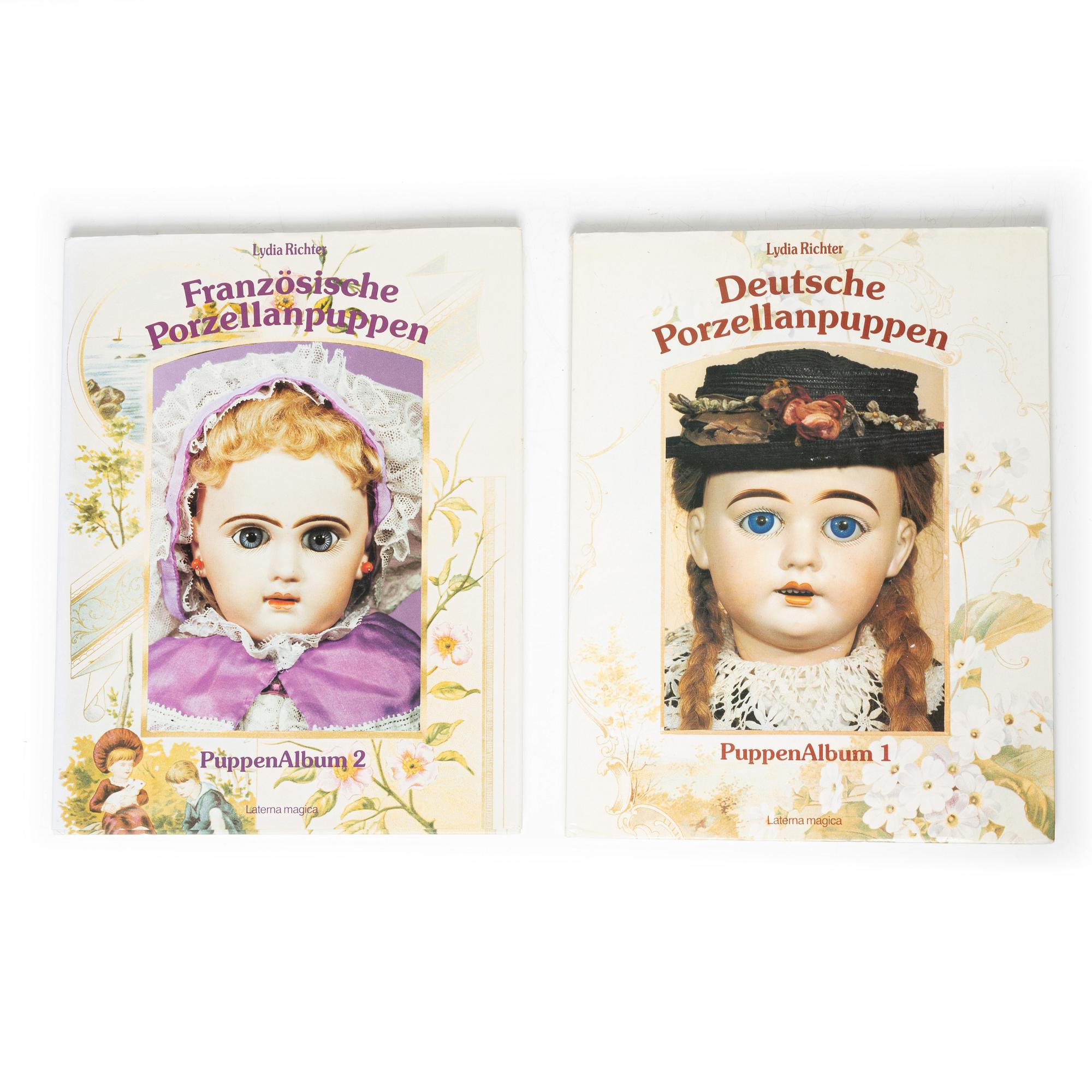 Doll literature, 15 parts, including "Fashion Dolls," "Bru-Puppen," "Jumeau," & "Käthe Kruse".
