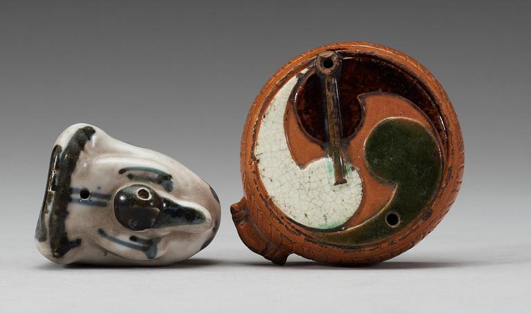 A set of two water pots, Japan/Korea, 19th Century.