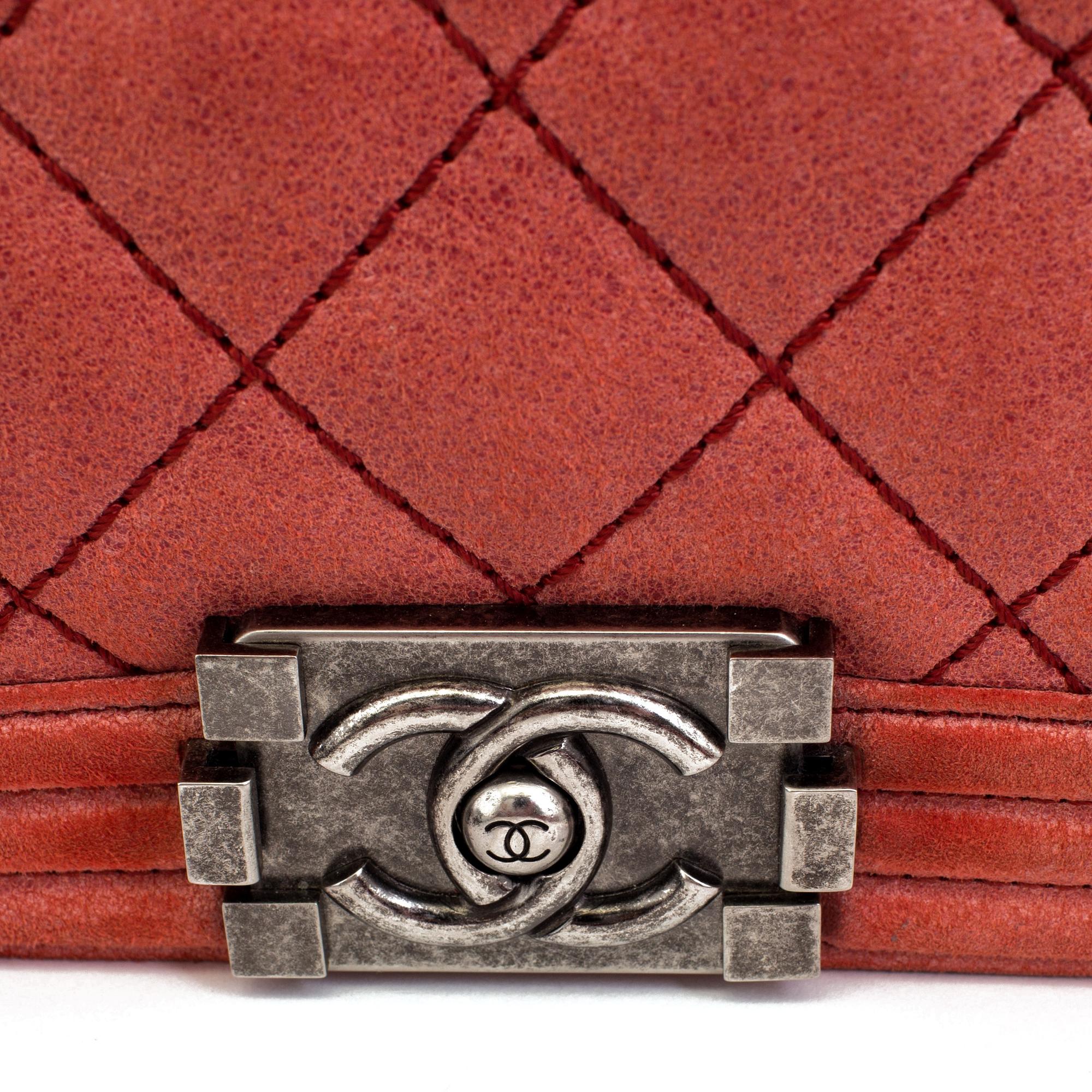 A Chanel Boy Bag handbag.