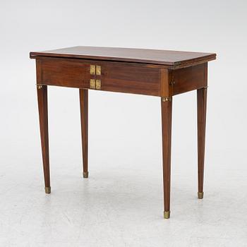 Game table, 18th century, Late Gustavian.