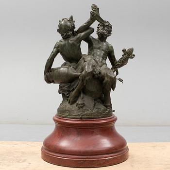 LUDWIG HASSELRIIS, sculpture, bronze, signed.