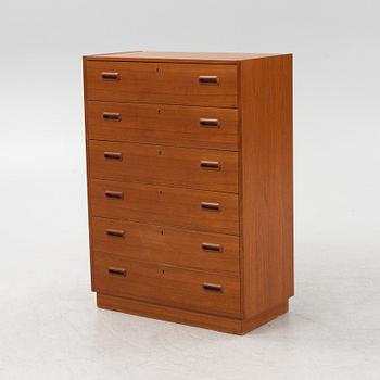 A teak veneered dresser, 1960s.