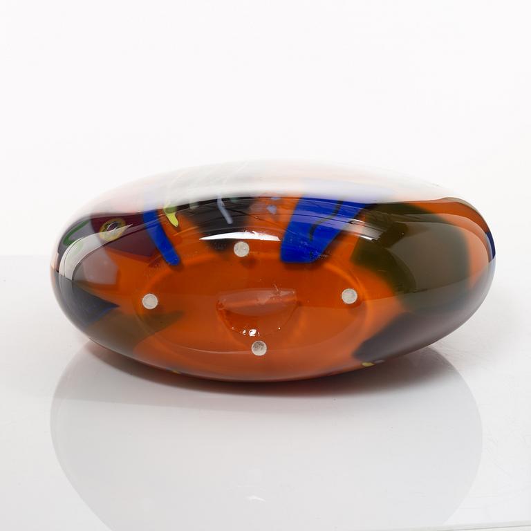 Jan-Erik Ritzman, a vase, glass, Transjö, 1991.