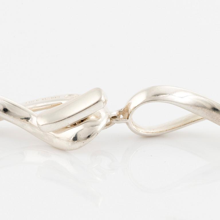 Georg Jensen, collier, "Infinity", sterlingsilver.