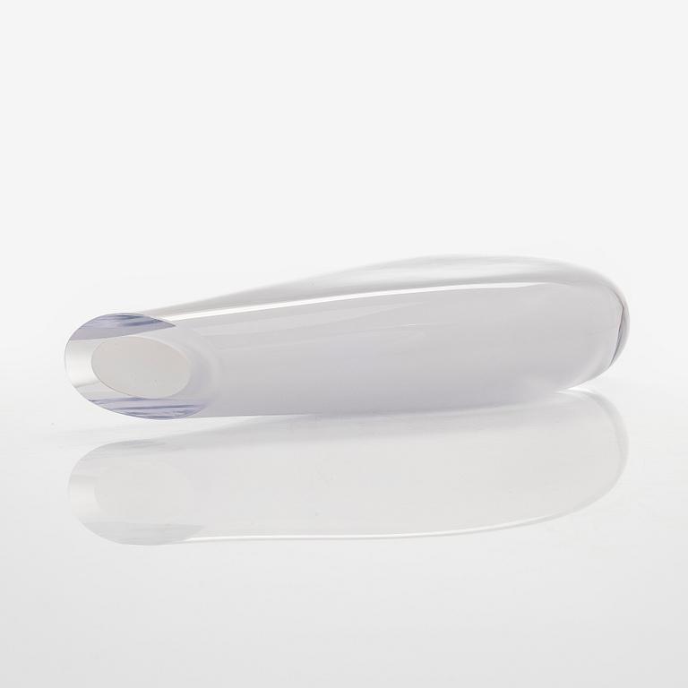 Ritva-Liisa Pohjalainen, A glass vase, signed 2015 Ritva-Liisa Pohjalainen 27/100.