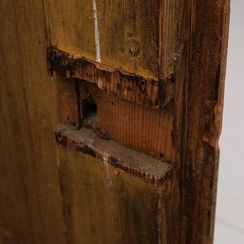 HÄNGSKÅP, allmoge, daterat 1817.