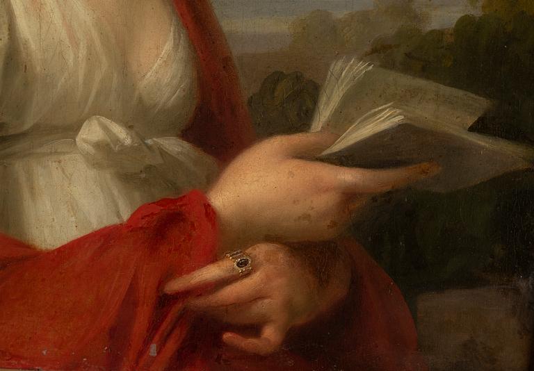 OKÄND KONSTÄR, tidigt 1800-tal, möjligen Sverige, olja på duk.