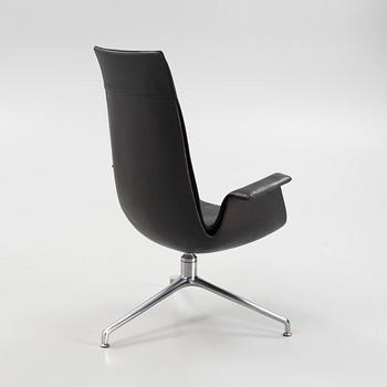 Preben Fabricius & Jørgen Kastholm, fåtölj modell FK 6725 "Tulip", Kill International, 1960-tal.