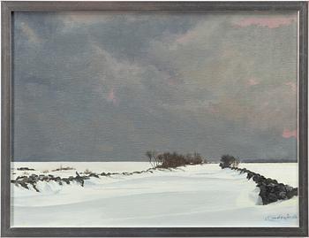 Lennart Lundegårdh, "Efter snöstormen mot Hålnäs, Öland".