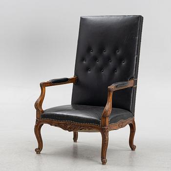 A rococo armchair, second half of the 19th century.