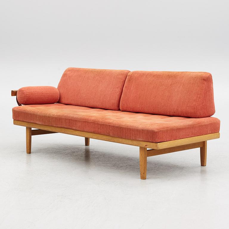 Alf Svensson & Yngvar Sandström (S-design), sofa / daybed, "Carina", Kock Möbel AB, Malmö, 1960s.