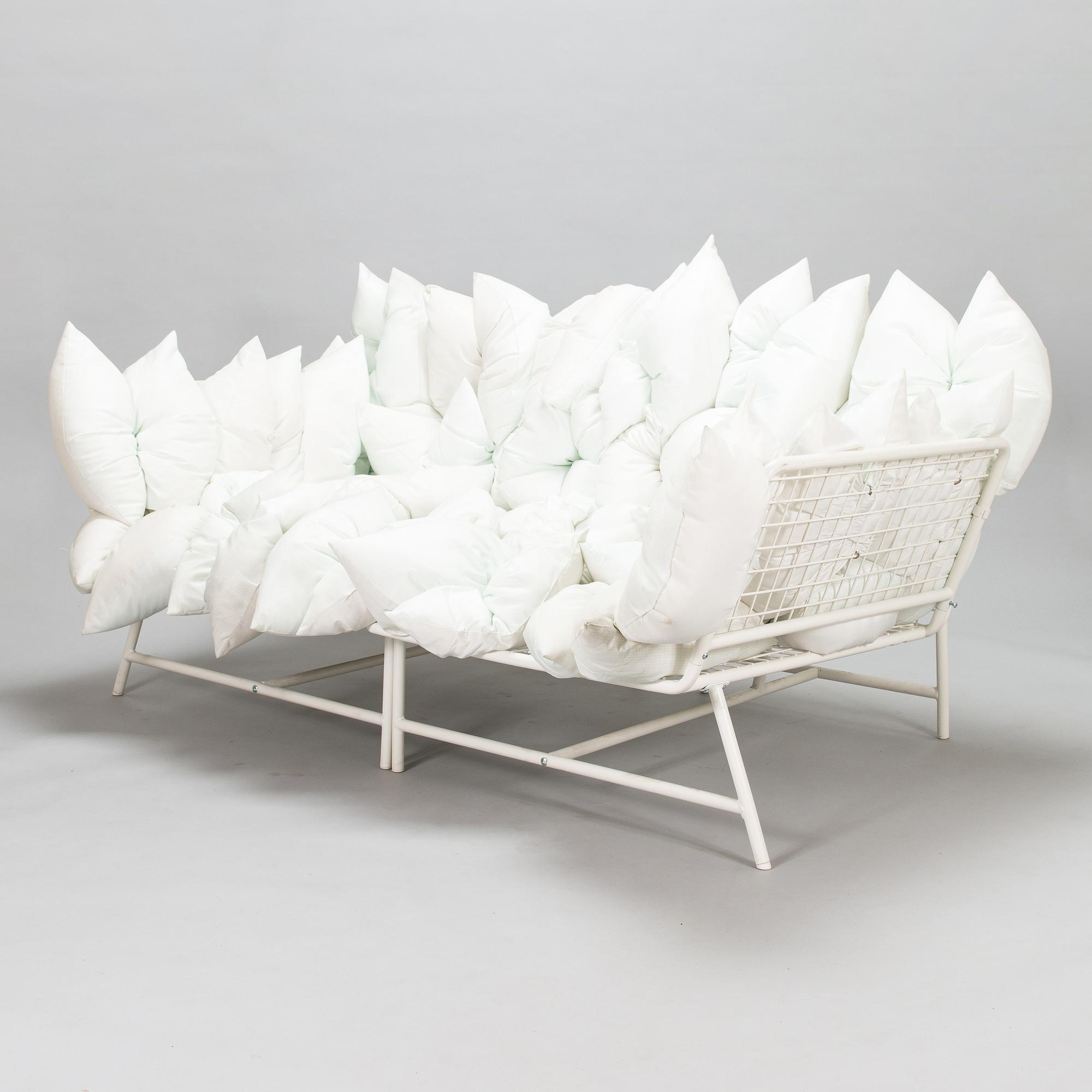 Kate Booy  & Joel Booy, Sofa or a pair of armchairs 'Loveseat with 36 pillows,' IKEA PS 2017.