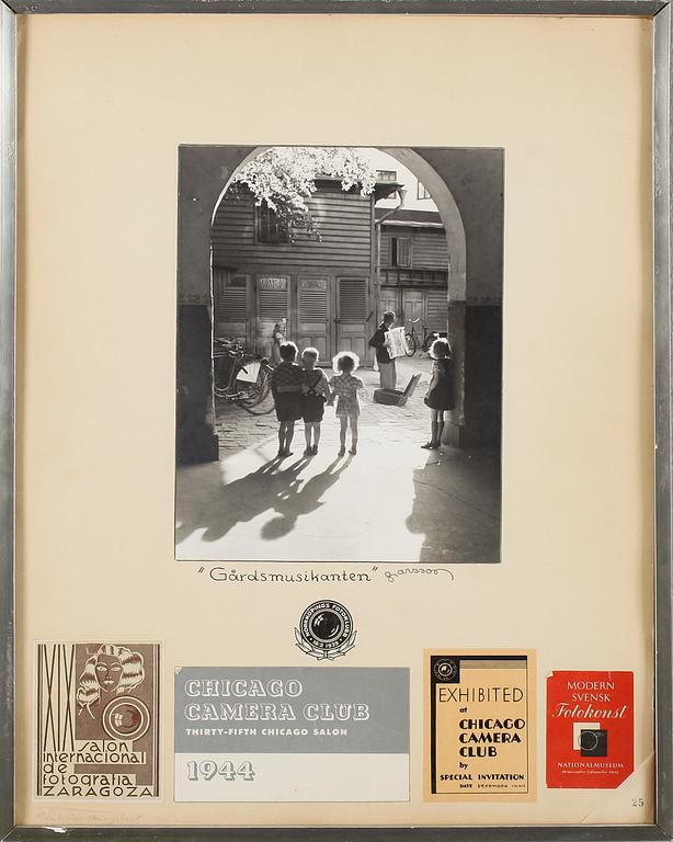 COLLAGE, 3 st, 1940-tal.