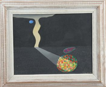 BJERKE-PETERSEN, VILHELM, olja på pannå, sign o dat -45.