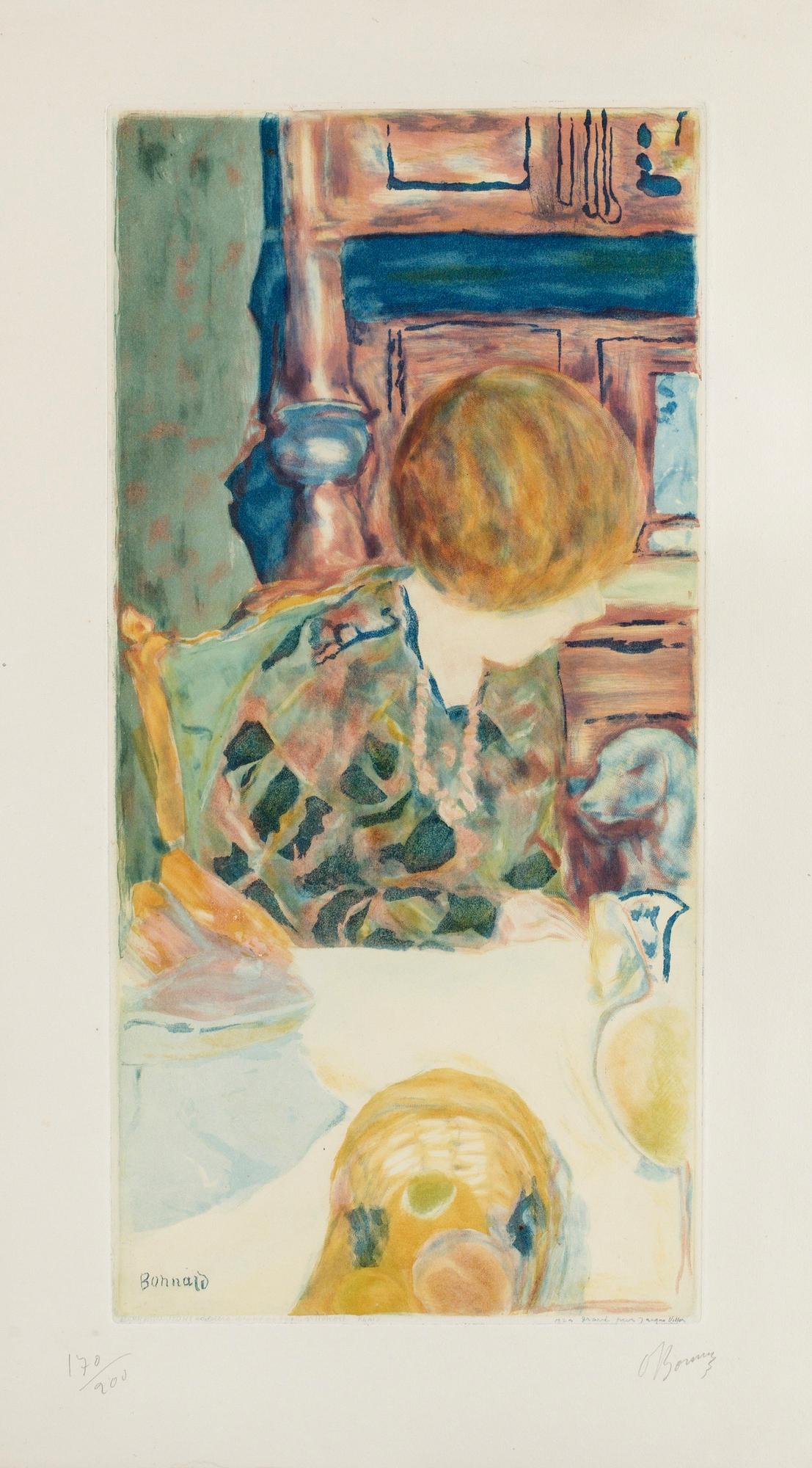 Pierre Bonnard (Efter), "La femme au chien".