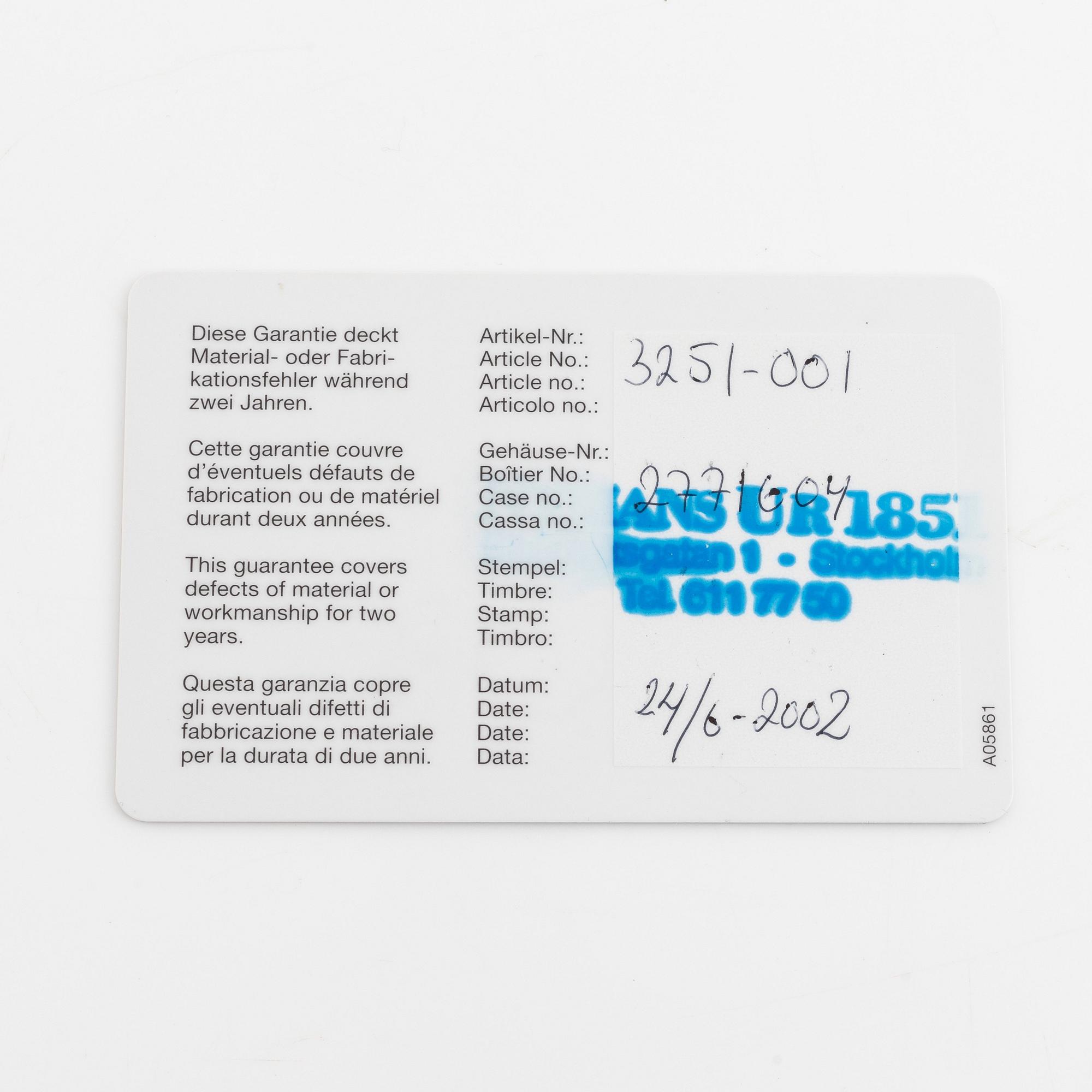 IWC, Pilot UTC, TZC, "Tritium Dial", ca 2002.