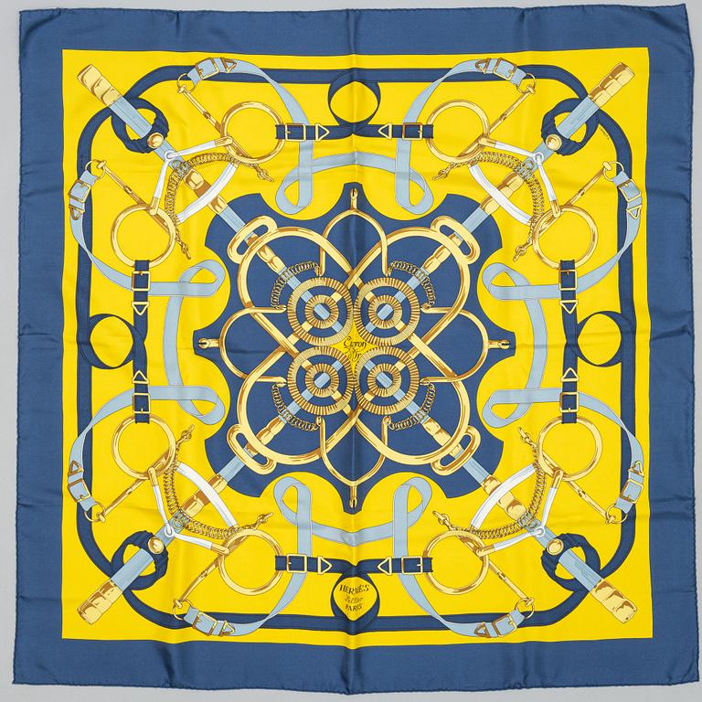 Hermès, scarf, "Eperon D'or".