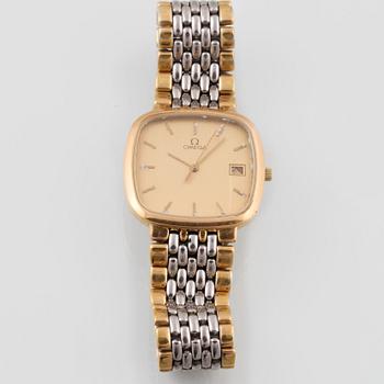 ARMBANDSUR, delvis förgyllt, Omega, "De Ville", 1900-talets andra hälft.