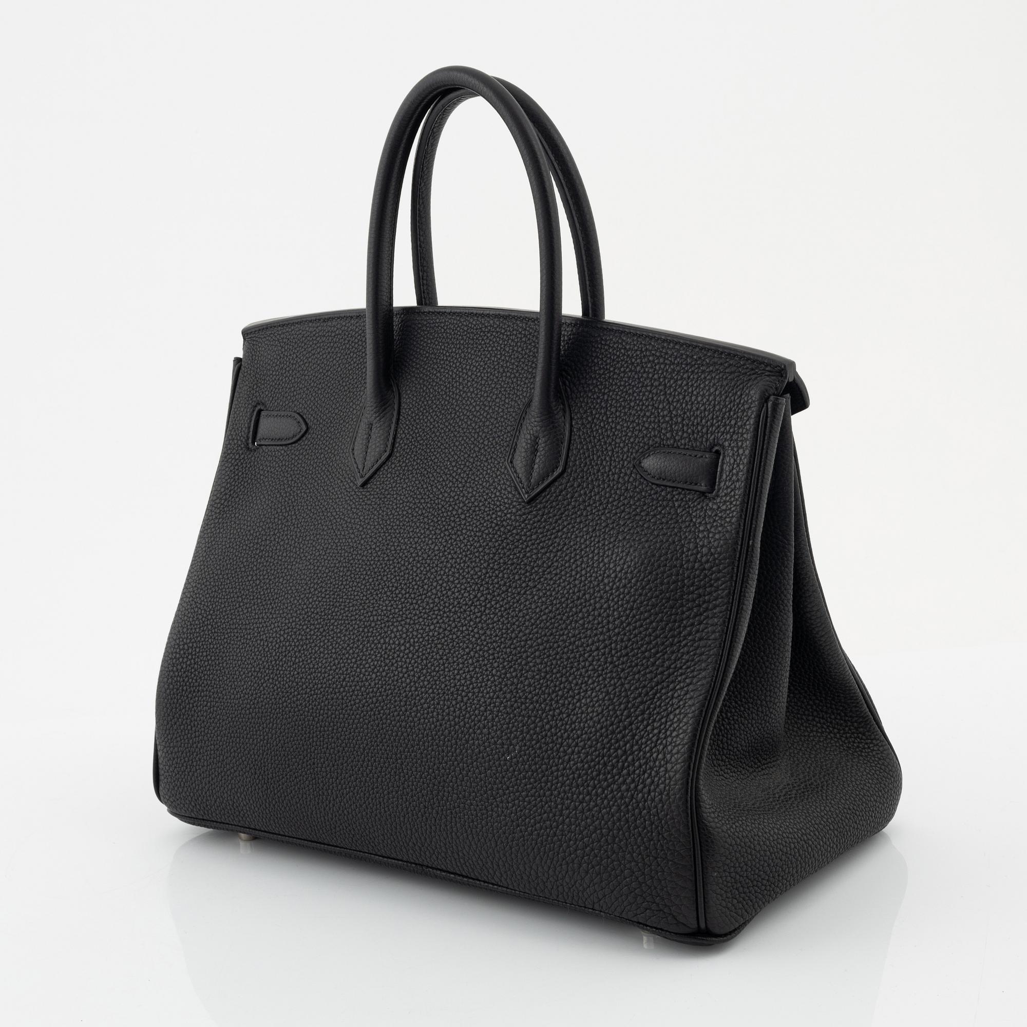 Hermès, a Black Togo leather 'Birkin 35' handbag, 2003.
