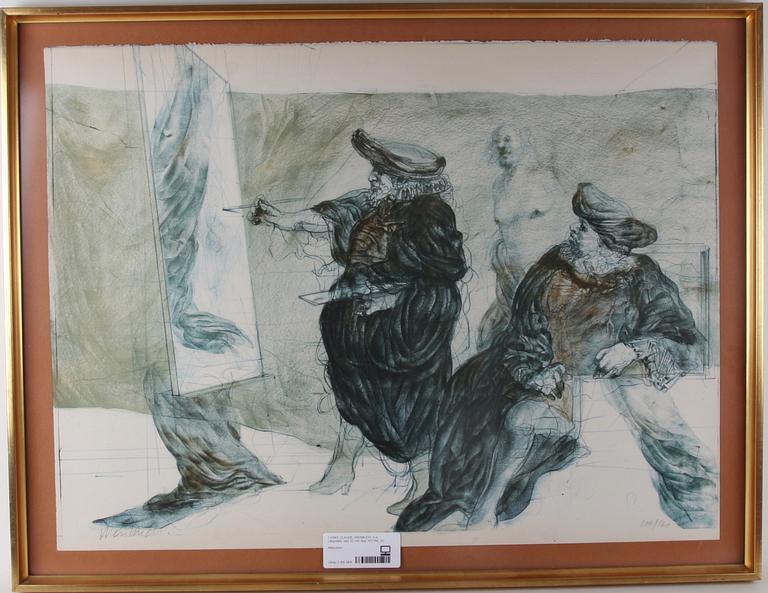 CLAUDE, WEISBUCH, 3 st. Litografier, sign 23,105 resp 107/160.