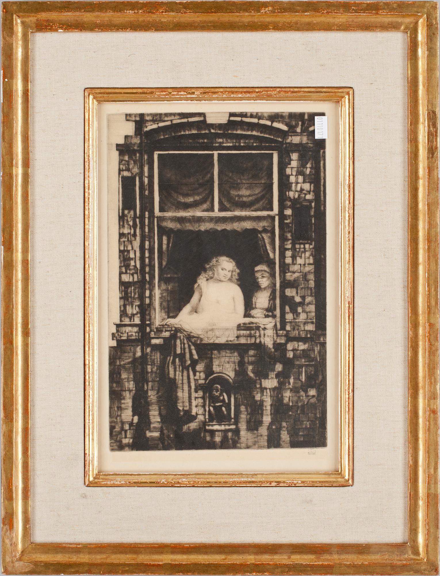 AXEL FRIDELL, etsning, sign. 1930-32.