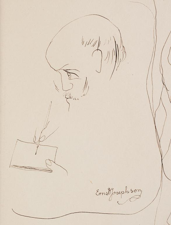 Ernst Josephson, Five figure studies.