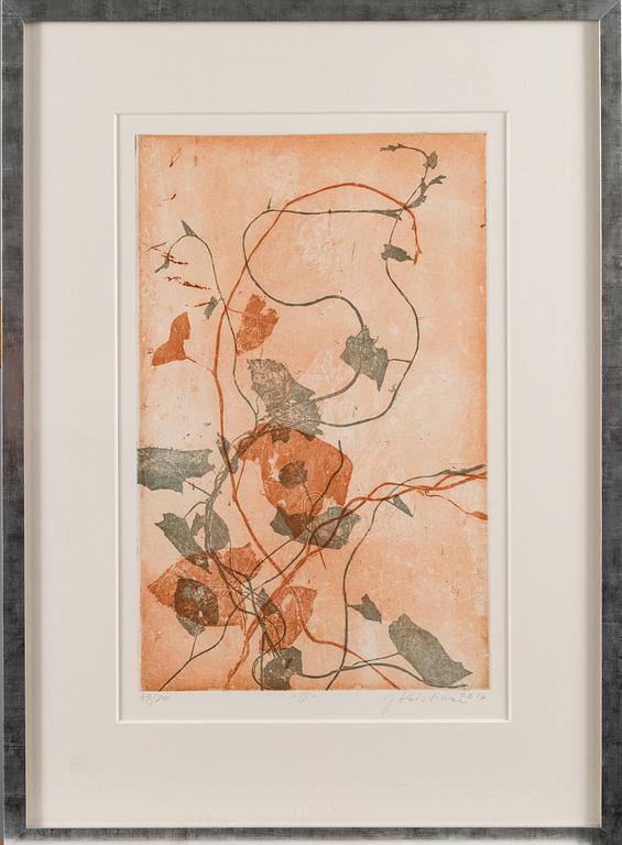 JOHANNA KOISTINEN, etching, signed and dated 2016, numbered 46/80.