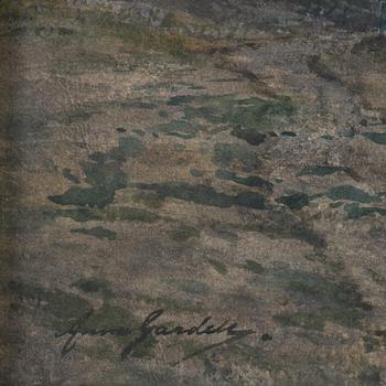 Anna Gardell-Ericson, Moonlight Landscape with Figures.