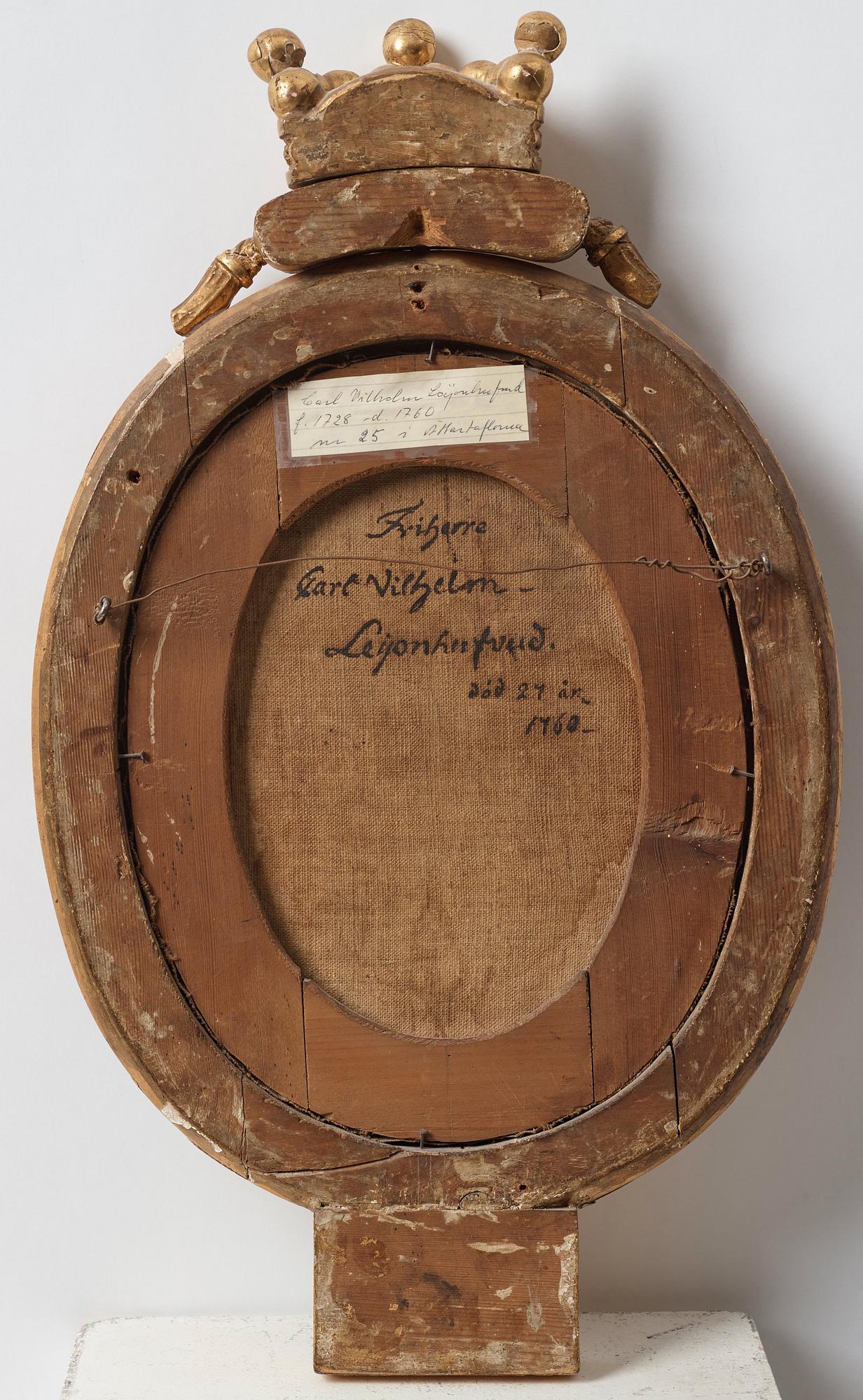 Olof Arenius Tillskriven, "Carl Wilhelm Leijonhufvud" (1728-1760).