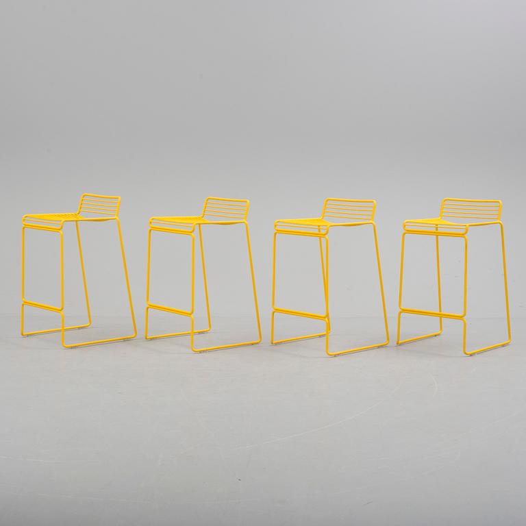 HEE WELLING, four 'Hee Bar Stools' HAY, 21st Century.