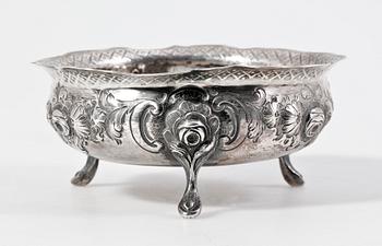 KONFEKTSKÅL, silver, Henry Holland, London, England, 1868. Vikt ca 134 gr.