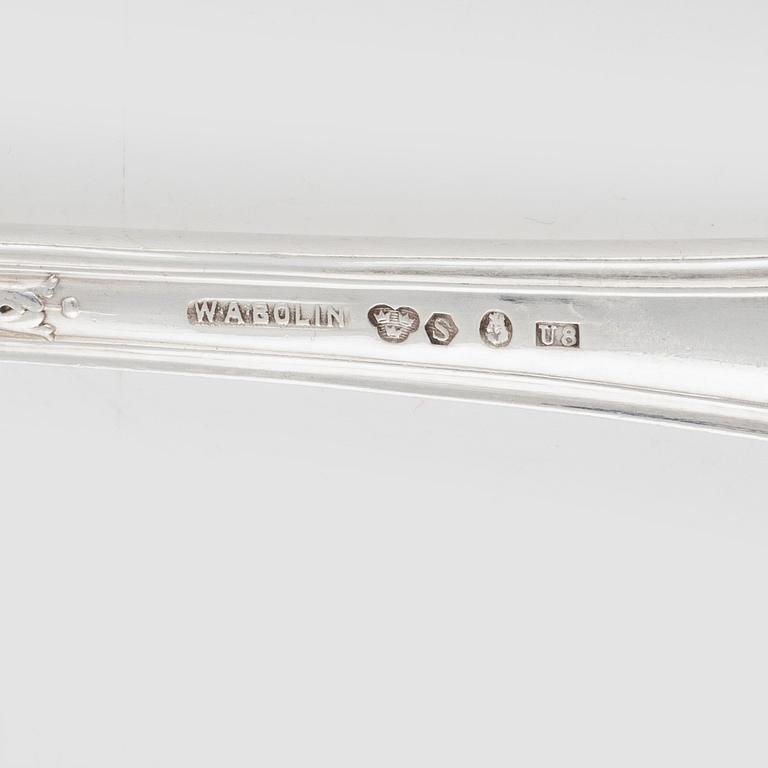 A Swedish Silver Cutlery, W.A. Bolin 'Model B', Stockholm 1937-1957 (126 pieces).