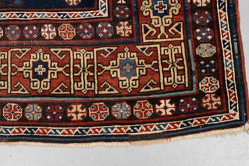 A runner antique Shirvan, probably, around 370 x 140 cm.