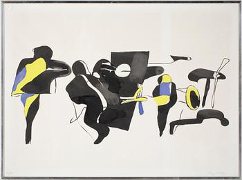 Lage Lindell · LAGE LINDELL, serigrafi, signerad och numrerad 111/135.