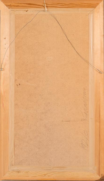 PAAVO SIRKKUNEN, öljy levylle,  signeerattu ja päivätty-75.